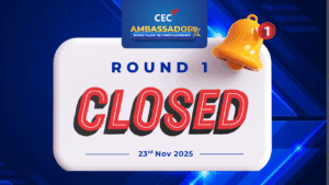 🔔 THÔNG BÁO KHÉP LẠI VÒNG 1 – CUỘC THI CEC AMBASSADOR 2025