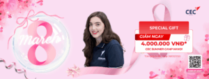 Chúc mừng Ngày Quốc tế Phụ nữ 8/3 – Ưu đãi đặc biệt cho CEC Summer Camp 2026 tại Hà Nội